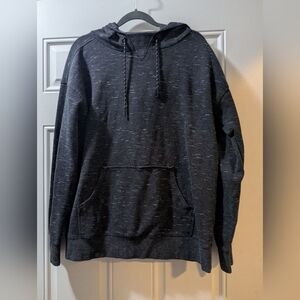 Rebel Canyon Men's Dark Gray/Black Hoodie, Size Medium